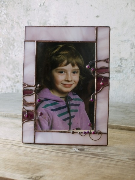 фоторамка рожева з фоткою